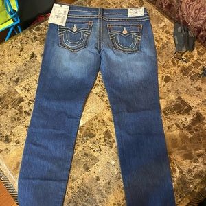 True Religion Skinny Jeans sz 31 = women’s sz 10